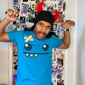 Rare Blue Monster So So Happy Shirt (out of print)